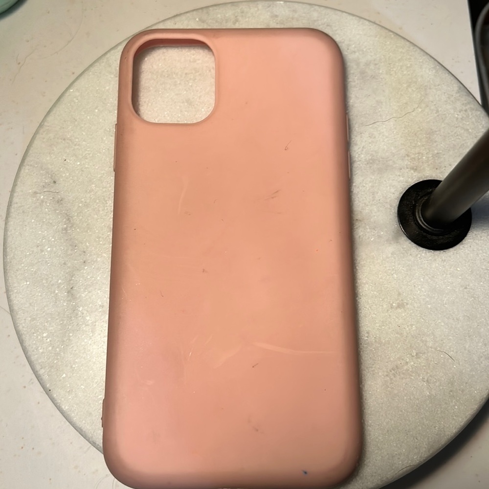 Pink iPhone 11 phone case